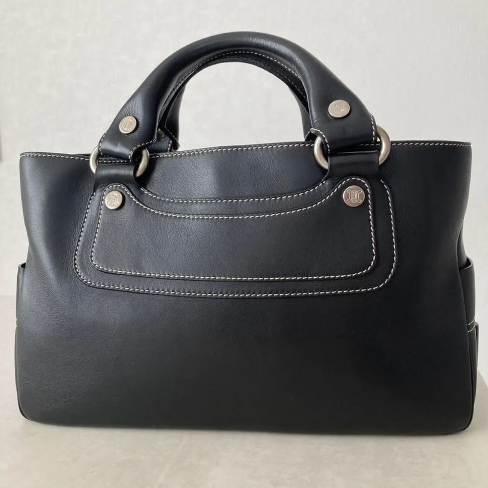 Vintage Celine Boogie Bag Black SHW
